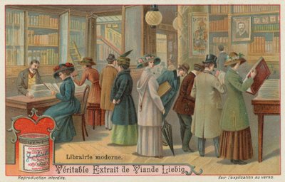 Una librería moderna (principios del siglo XX) de European School