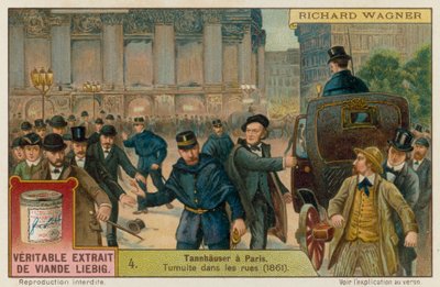 Una representación de Tannhäuser en París de European School