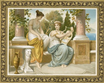 Traje griego o romano antiguo de European School