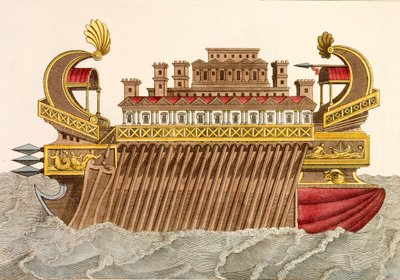 Buque de guerra antiguo de European School