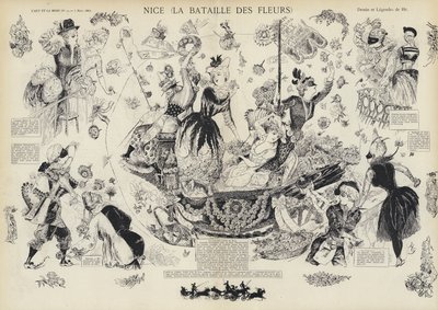 Batalla anual de las flores, Niza, Francia de European School