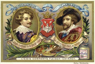 Antony van Dyck y Peter Paul Rubens, artistas flamencos de European School