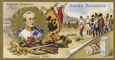 Archiduque Carlos de Austria y la Batalla de Aspern-Essling, Austria, 1809 de European School