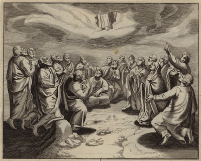 Ascensión de Jesucristo (grabado) de European School