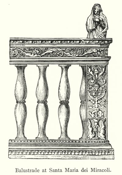 Balaustrada en Santa Maria dei Miracoli de European School