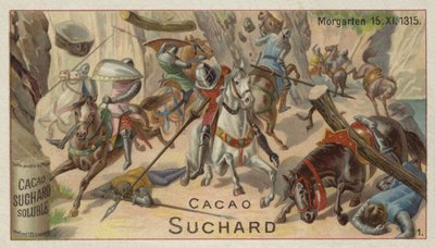 Batalla de Morgarten, Suiza, 15 de junio de 1315 de European School