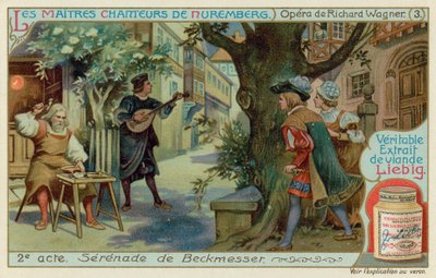 Beckmesser serenata a Magdalena vestida como Eva de European School