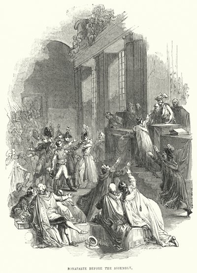 Bonaparte ante la Asamblea de European School