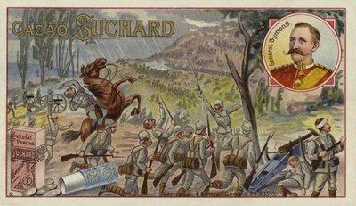 General británico Sir William Penn Symons herido de muerte en la Batalla de Glencoe, Guerra de los Bóeres, 20 de octubre de 1899 de European School