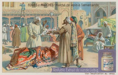 Mercado de Alfombras en Samarcanda de European School