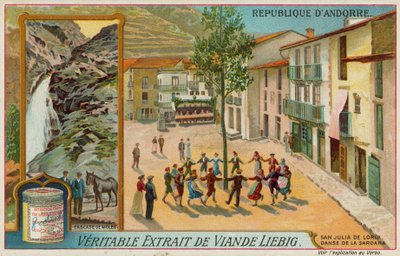 Cascada de Moles y bailarines de Sardana en San Julia de Loria de European School