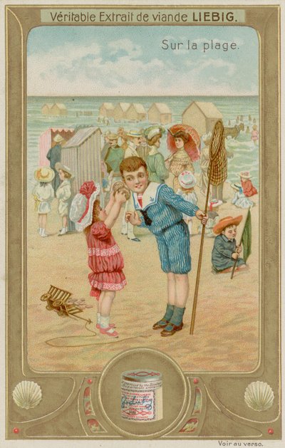 Niños escuchando el mar en una concha de European School