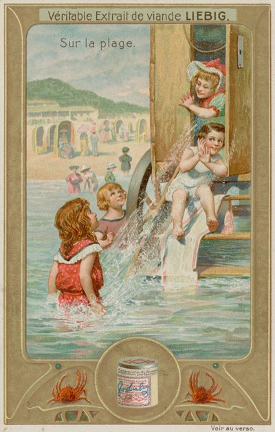 Niños en una máquina de baño de European School