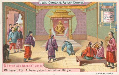 China, Fo, tarjeta Liebig, principios del siglo XX (cromo) de European School