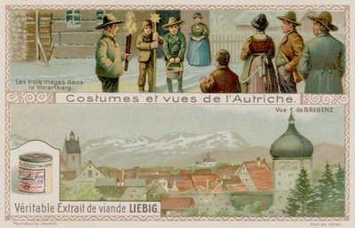 Obra de Navidad en Vorarlberg y vista de Bregenz de European School