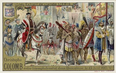 Cristóbal Colón entra en Barcelona en triunfo, 15 de abril de 1493 de European School