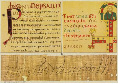 Cicerón en palimpsesto (litografía en color) de European School