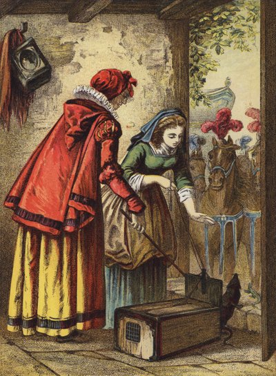 Cenicienta (litografía en color) de European School
