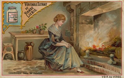 Cenicienta junto al fuego de la cocina de European School