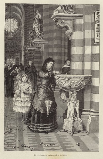 Confirmación en la Catedral de Siena de European School