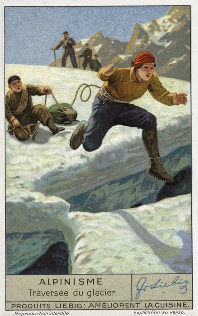 Cruzando un glaciar de European School