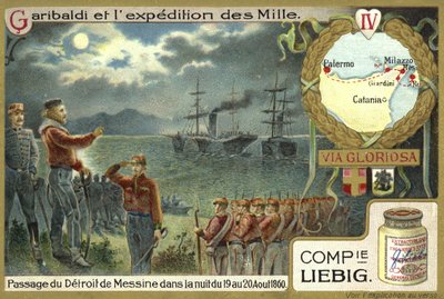 Cruce del Estrecho de Mesina en la noche del 19-20 de agosto de 1860 de European School