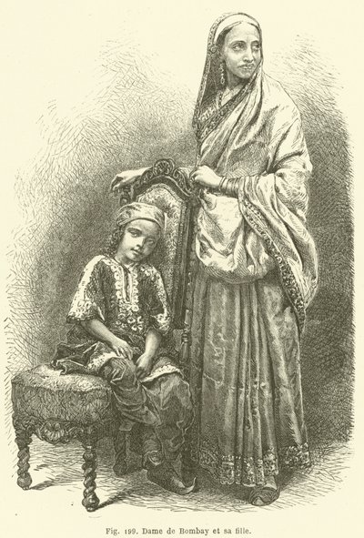 Dama de Bombay y su hija de European School