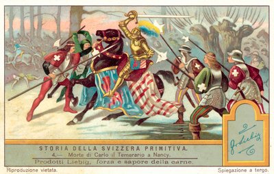 Muerte de Carlos el Temerario en la Batalla de Nancy, 1477 de European School