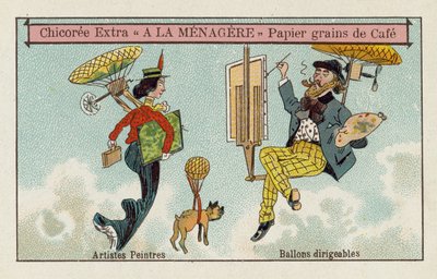 Globos dirigibles: pintores de European School