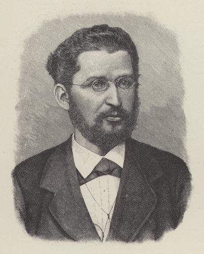 Edward Bernstein, filósofo y político socialdemócrata alemán (litografía) de European School