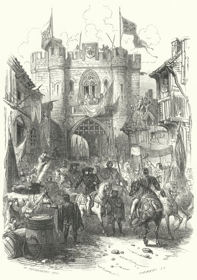 Entrada de Felipe el Atrevido, Duque de Borgoña, en Amberes de European School
