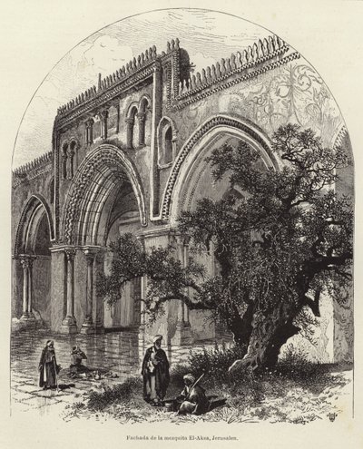 Fachada de la mezquita El-Aksa, Jerusalén de European School