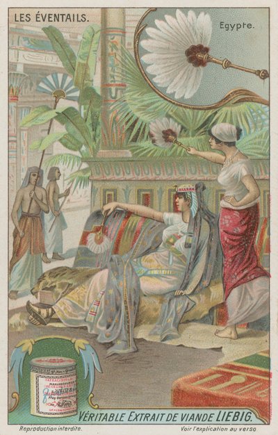 Abanicos en el Antiguo Egipto de European School