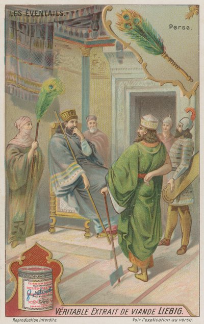 Abanicos en Persia de European School