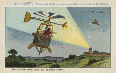Centinela avanzado en un helicóptero en el año 2000 de European School