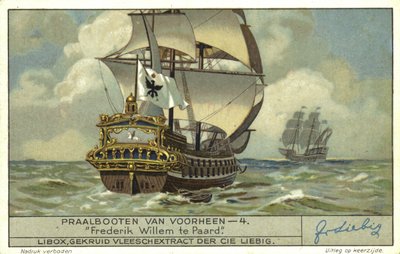Friedrich Wilhelm zu Pferde, buque insignia de la Armada de Brandeburgo, siglo XVI de European School
