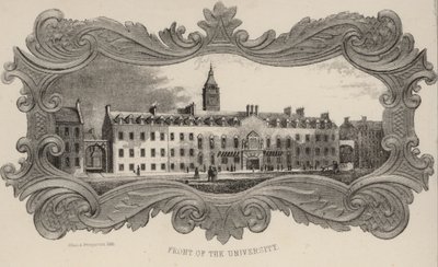 Frente de la Universidad, Glasgow, Escocia de European School
