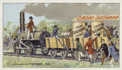 Locomotora Rocket de George Stephenson, 1830 de European School