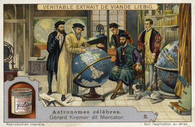 Gerardus Mercator, cartógrafo y matemático flamenco de European School