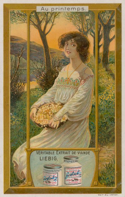 Niña con flores amarillas de European School