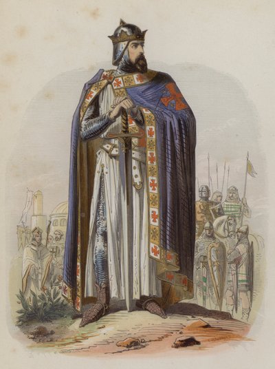 Godofredo de Bouillon, líder franco de la Primera Cruzada y primer gobernante del Reino de Jerusalén de European School