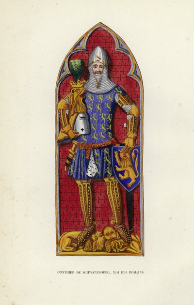 Gonthier de Schwarzbourg, Rey de los Romanos de European School