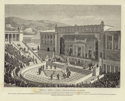 Grecia y Roma - Grecia: Teatro de Dionisio en Atenas de European School