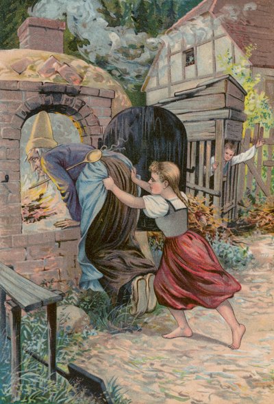Cuentos de los Grimms: Hansel y Grethel (cromolito) de European School