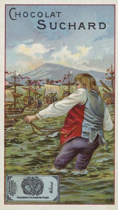Gulliver robando la flota de Blefuscu de European School