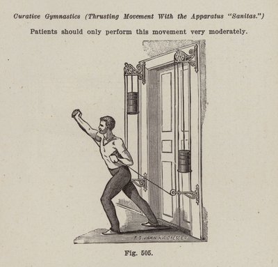 Aparato de gimnasia (litografía) de European School
