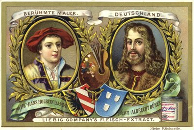 Hans Holbein y Albrecht Dürer, artistas alemanes de European School