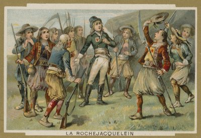 Henri de la Rochejacquelein dirigiéndose a sus soldados, Revuelta de Vendee, Revolución Francesa de European School