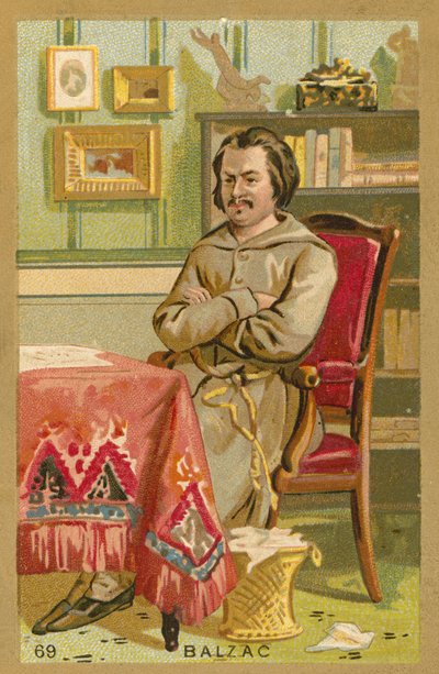 Honoré de Balzac, novelista y dramaturgo francés de European School