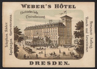 Tarjeta comercial de hotel de European School